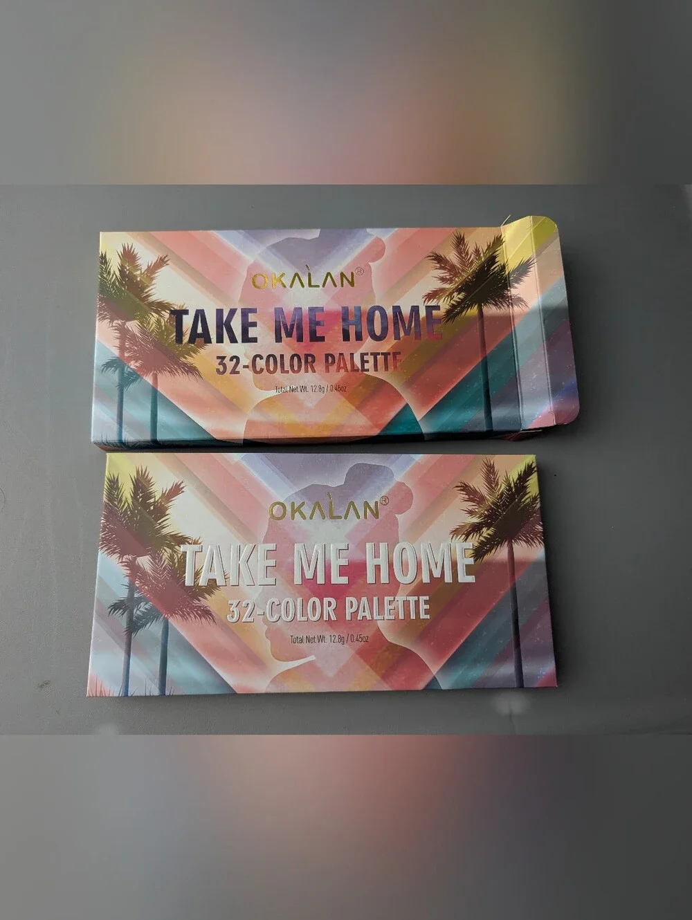 Okalan Take Me Home 32-Color Eyeshadow Palette - Sunset Multi-Color
